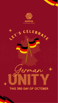Celebrate German Unity Instagram Story Design