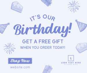Business Birthday Promo Facebook post Image Preview