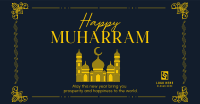 Decorative Islamic New Year Facebook Ad Design