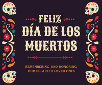 Day of the Dead Frame Facebook post Image Preview