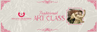 Traditional Art Class Twitter Header Image Preview