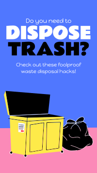 Disposing Trash? TikTok Video Image Preview