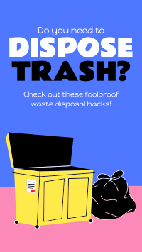 Disposing Trash? TikTok video Image Preview
