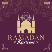 Blessed Ramadan Instagram Post Design