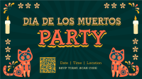Muerto Cat Party Animation Image Preview