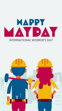 May Day Workers Event TikTok video Image Preview