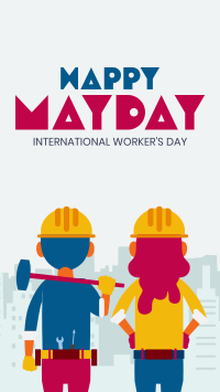 May Day Workers Event TikTok Video Image Preview