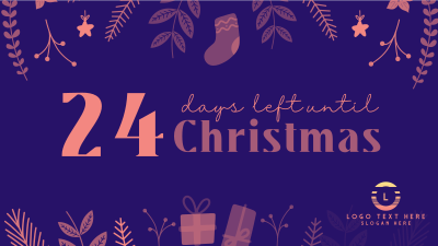 Countdown To Christmas Facebook event cover Image Preview