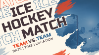 Ice Hockey Versus Match Animation Design