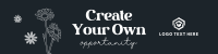 Create Your Own Opportunity LinkedIn Banner Design