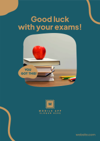 Good Luck With Your Exam Flyer Image Preview