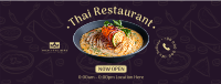 Thai Resto Facebook Cover Design