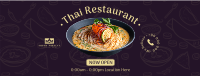Thai Resto Facebook cover Image Preview