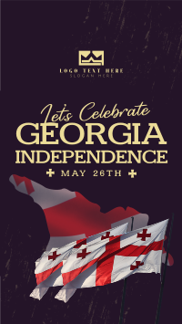 Let's Celebrate Georgia Independence YouTube short Image Preview