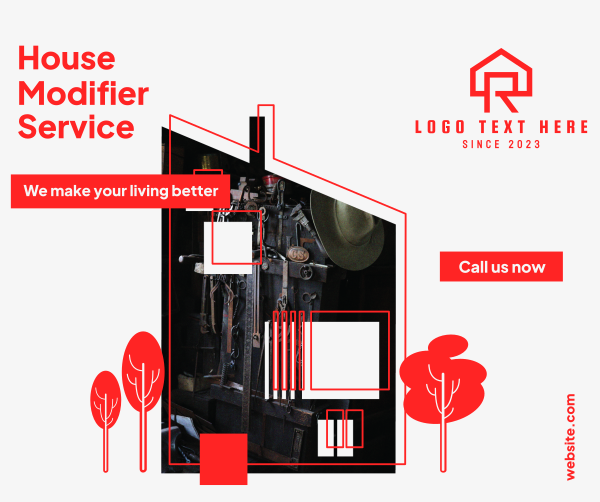 House Modifier Facebook Post Design