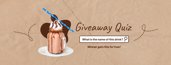 Giveaway Quiz Facebook Cover Design Image Preview