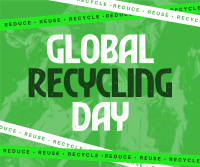 Modern Global Recycling Facebook Post Preview