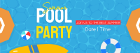 Summer Pool Party Facebook cover Image Preview