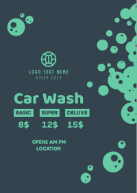 Car Wash Promotion Poster Image Preview
