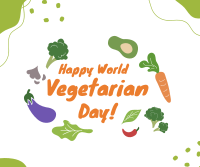 Happy Vegetarian Day Facebook post Image Preview