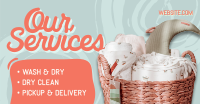Swirly Laundry Services Facebook ad Image Preview