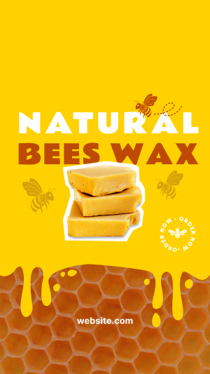 Naturally Made Beeswax Facebook story Image Preview