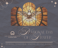 Elegant Day of Prayer Facebook post Image Preview