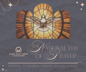 Elegant Day of Prayer Facebook post Image Preview