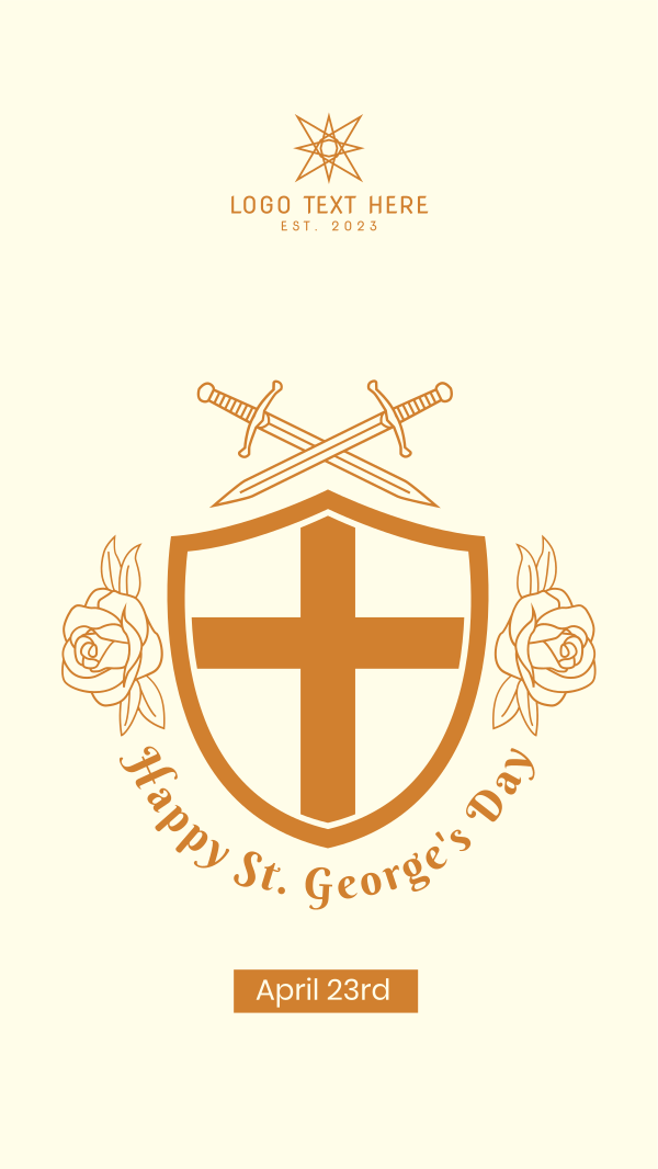 St. George's Shield Facebook Story Design Image Preview