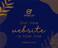 New Website Announcement Facebook post Image Preview