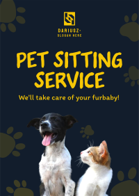 Pet Sitting Service Poster Image Preview