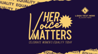 Women's Voice Celebration Animation Preview