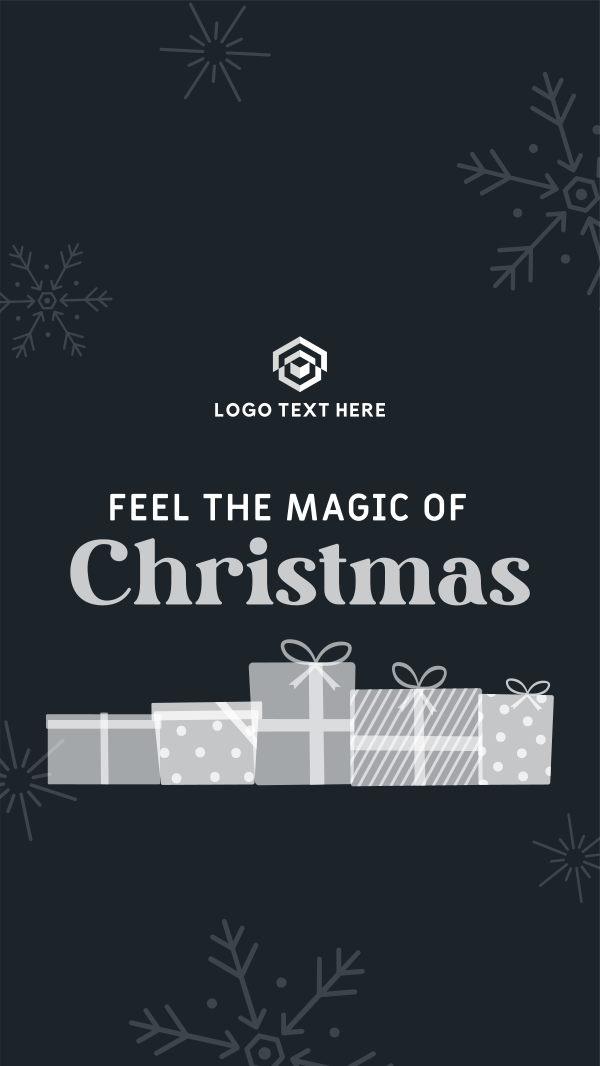The Magic Of Holiday Facebook Story Design Image Preview