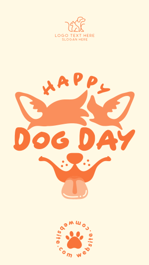 Dog Day Face Facebook Story Image Preview