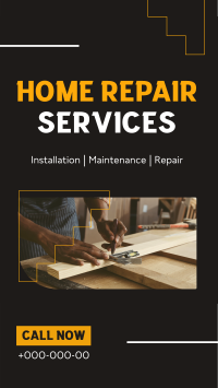 Simple Home Repair Service TikTok video Image Preview