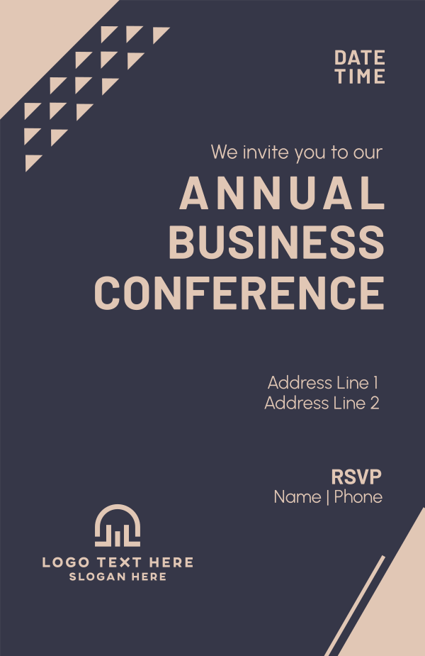 Business Conference Invitation Design