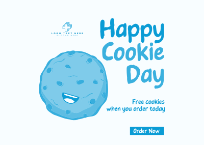 Happy Cookie Postcard Image Preview