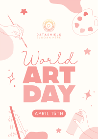 World Art Day Flyer Design