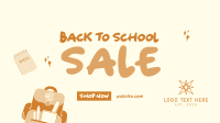 Back to School Sale Facebook Event Cover Design