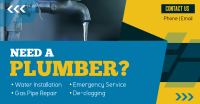 Simple Plumbing Services Facebook ad Image Preview