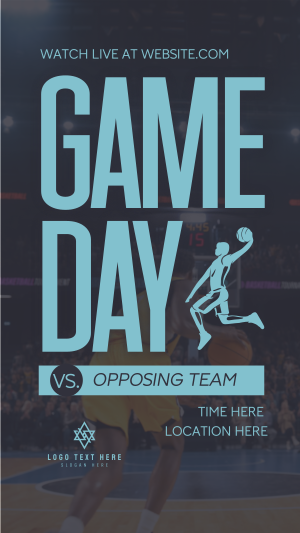 Basketball Game Day Facebook story Image Preview