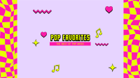 Pop Favorites YouTube Banner Design