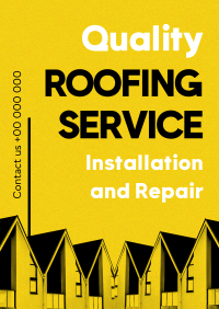 Quality Roofing Flyer Design