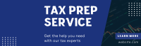 Get Help with Our Tax Experts Twitter Header Design