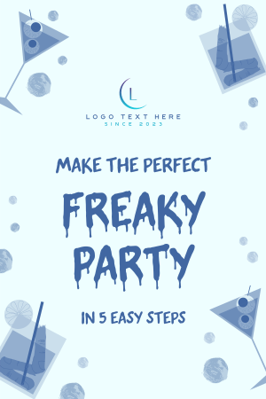 Freaky Party Pinterest Pin Image Preview