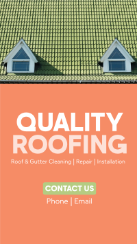 Trusted Quality Roofing TikTok Video Image Preview