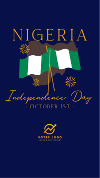 Nigeria Independence Event Facebook Story Design