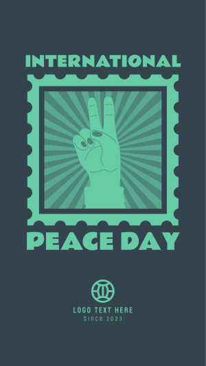 Peace Day Stamp Facebook story Image Preview