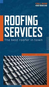 Roofing Services Facebook story Image Preview