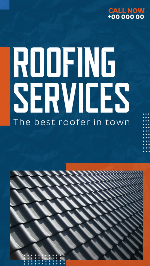 Roofing Services Facebook story Image Preview